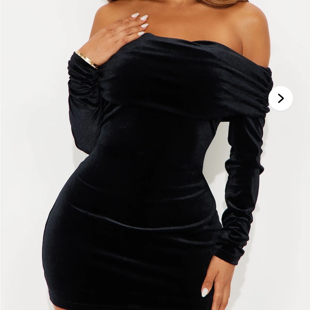 Black Off-Shoulder Dress